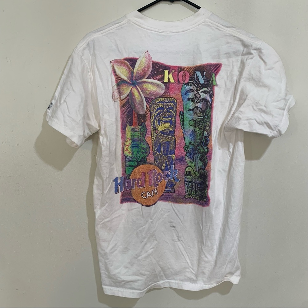 Vintage Hard Rock Cafe Kona Tee Shirt Adult Size Medium 90s Hawaii